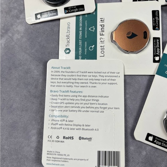 TRACKR BRAVO TRACKING DEVICE iPHONE - Picture 2 of 2